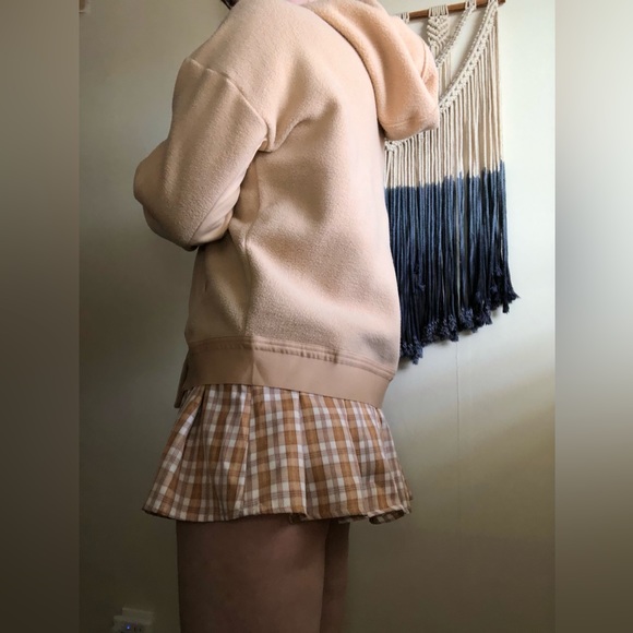 High waisted pleated plaid skirt - Picture 4 of 6